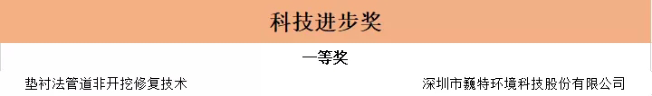 重磅！2025新澳门免费原料网获2021年广东省非开挖技术协会科学技术奖一等奖